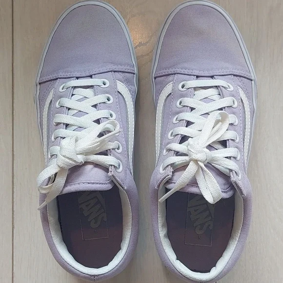Lilac Purple Old Skool Vans US M6/W7.5 EUC - Picture 6 of 12